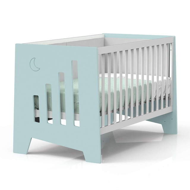 Cuna convertible (70 x 140 cm.) Alondra Omni XL 5 en 1 Cuna/Cama/Sofá/Montessori/Escritorio Mint K17-M7755