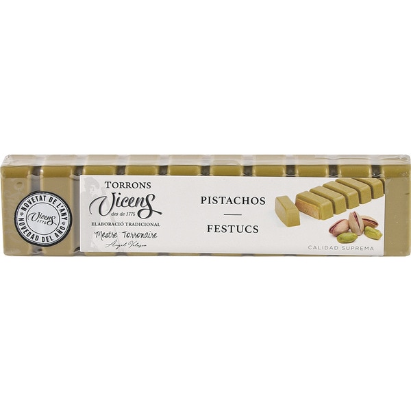 VICENS turrón de pistachos estuche 300 g