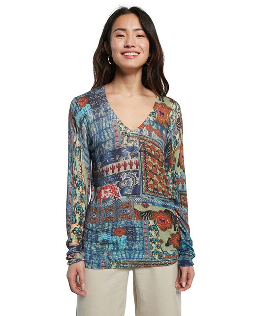 low cut v neck sweater