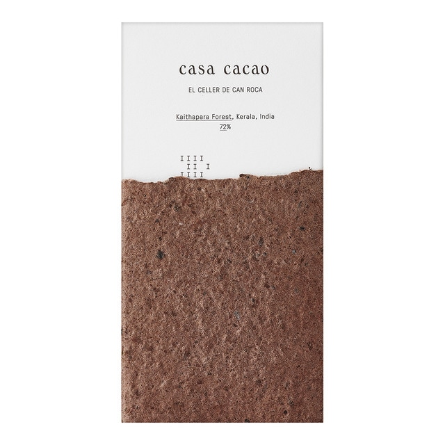 Tableta de chocolate Negro 72% India Casa Cacao El Celler de Can Roca