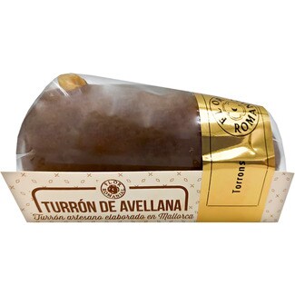 FLOR ROMANIAL turrón de avellana tableta 300 g