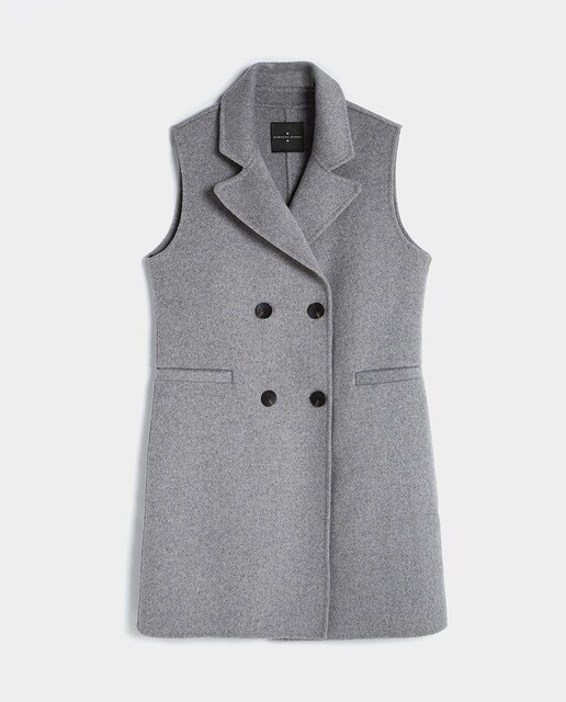 long wool waistcoat