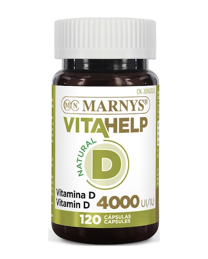 120 cápsulas Vitahelp Vitamina D 4000 UI Marnys