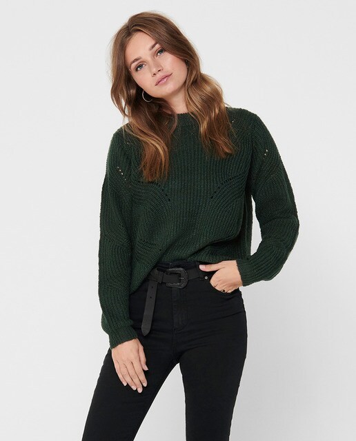 textured knit sweater