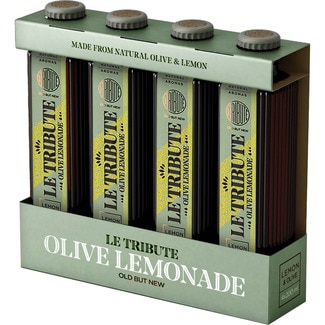 LE TRIBUTE Ginger ale olive lemonade pack 4 x 200 ml estuche 800 ml