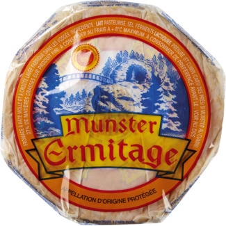 Ermitage Queijo Munster Peso Aproximado por unidade 750 g