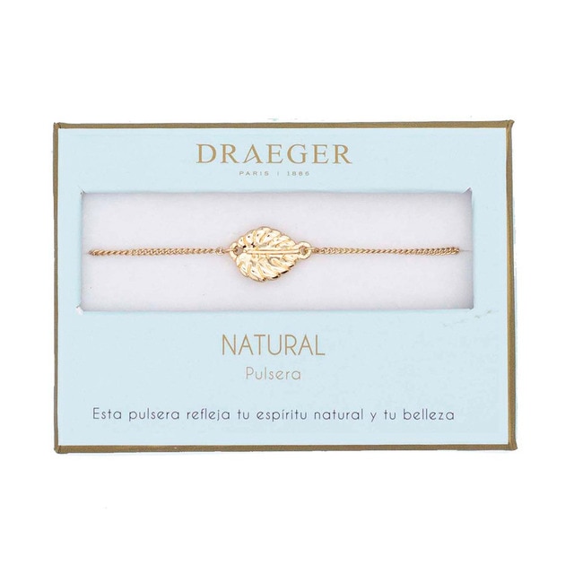 Pulsera Hoja sin Níquel Draeger Dorada.