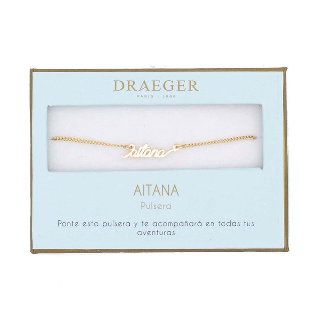 Pulsera Aitana sin Níquel Draeger Dorada.