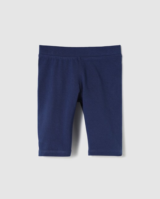 Girls' plain-coloured cycling shorts 