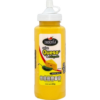ZAASCHILA salsa de queso & jalapeño botella 265 g