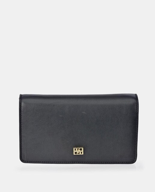 Gloria Ortiz Temps mini black leather clutch · Women's fashion · El Corte  Inglés