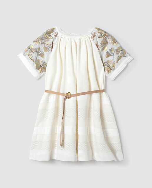 plain white dress girls