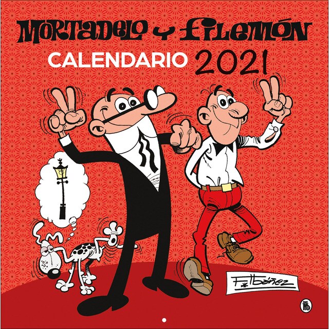 Calendario 2021 mortadelo y filemón (Tapa blanda)
