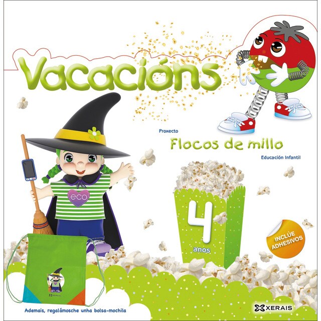 Flocos de millo. Vacacións 4 anos (Tapa blanda)