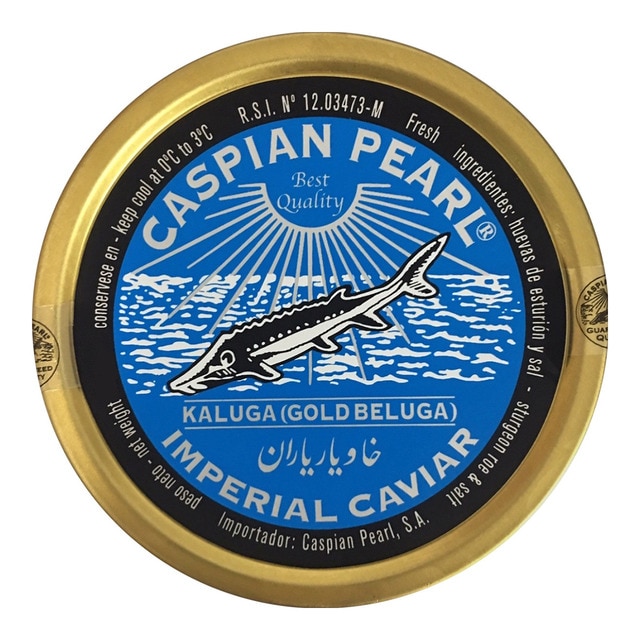 Caviar Kaluga Imperial Gold Beluga Caspian Pearl 30 g