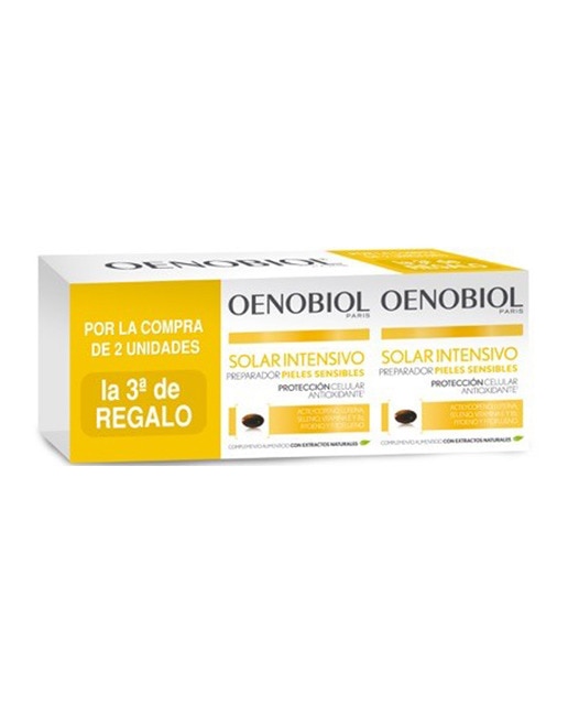 Triplo Cápsulas Solaire Intensif Preparador Oenobiol