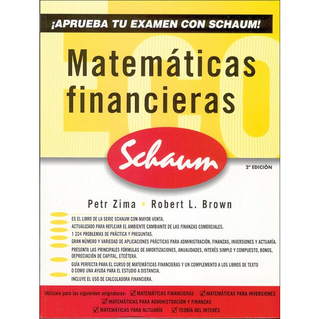 Matematicas financieras (schaum) (Tapa dura)