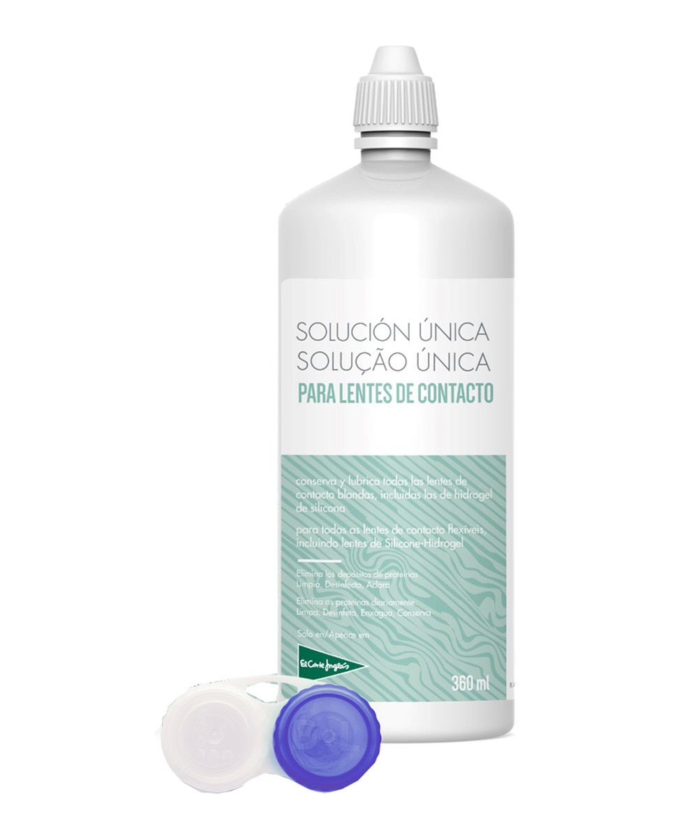 Exclusiva ECI - Líquido de lentillas Solución única 360 ml.
