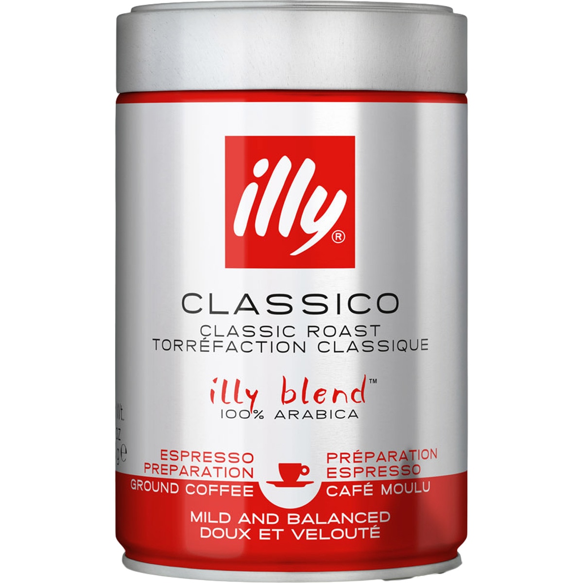 Classico 100% arabica ground coffee tin 250 g · ILLY · Supermercado El ...