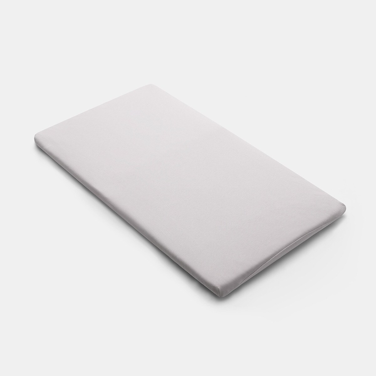 Lençol de Baixo para Berço de Viagem Stardust de Algodão Branco Mineral-2