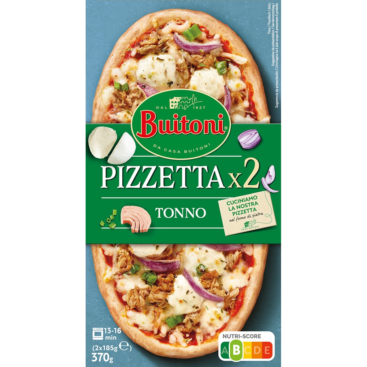 Buy pizza de atún 2 unidades case 370 g · BUITONI PIZZETTA