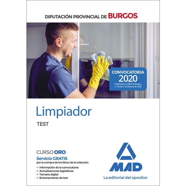 Limpiador de la diputación provincial de burgos. Test