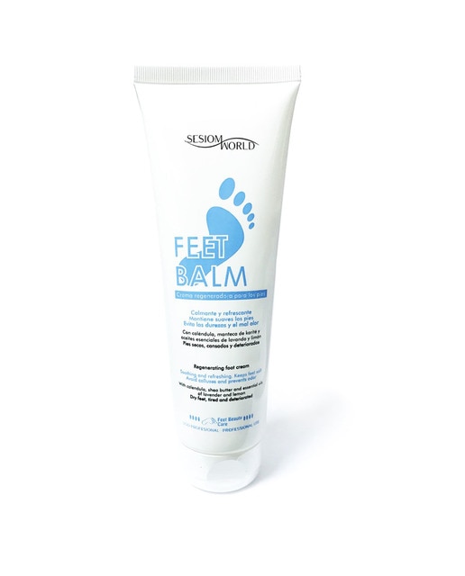 Crema regeneradora para pies feetbalm con aceites esenciales 250ml.