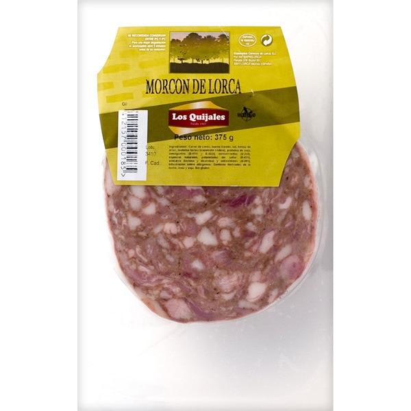 LOS QUIJALES morcón de Lorca sin gluten pieza 350 g