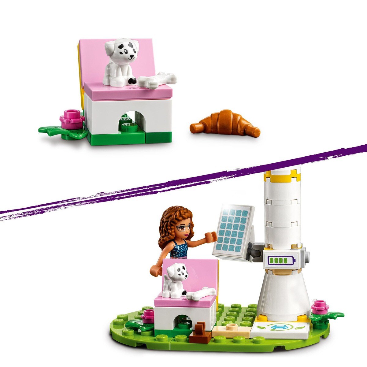 lego friends coche electrico