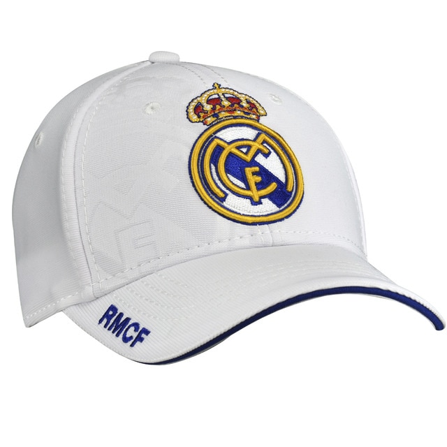 Gorra Real Madrid C.F. Blanca y Azul.