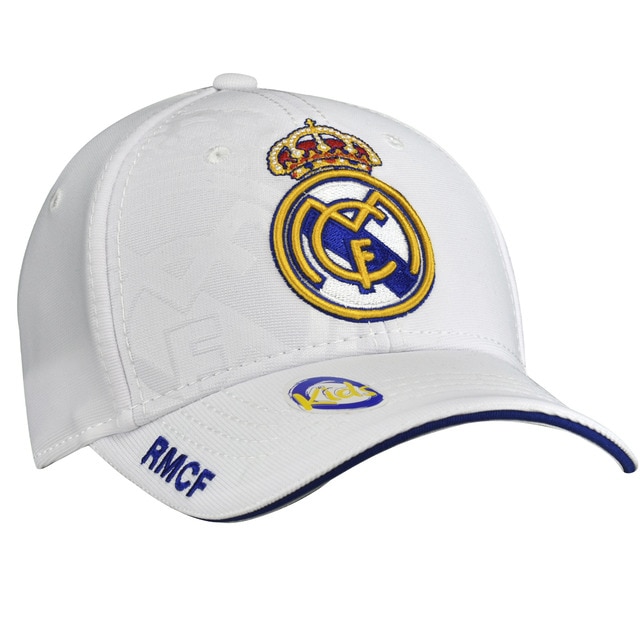 Gorra Real Madrid C.F. Blanca y Azul.