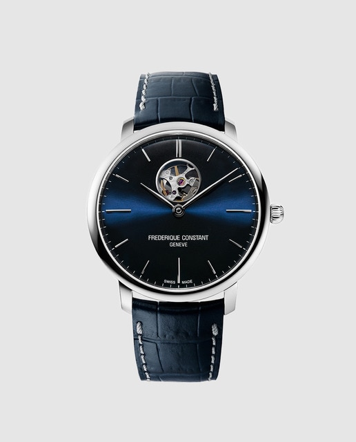 Reloj de hombre Frédérique Constant FC-312N4S6 automático de piel azul
