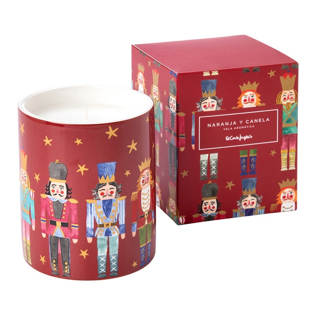 Vela cerámica Naranja y Canela Nutcracker El Corte Inglés