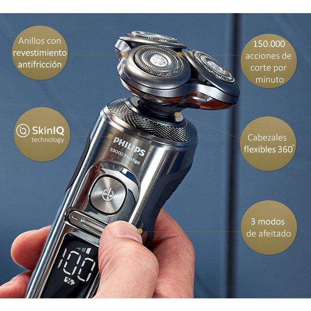 Afeitadora Eléctrica Philips Prestige Serie 9000 Para Uso En Seco Y Húmedo Philips La Tienda En Casa