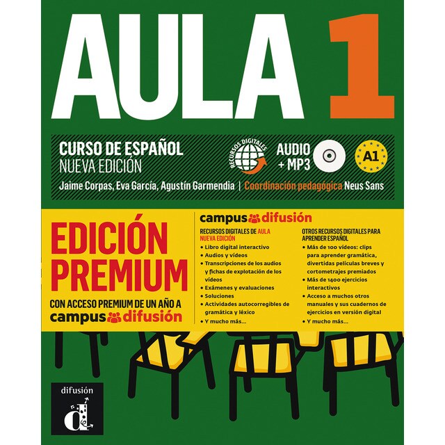 Aula Nueva Edición 1 Premium libro del alumno + CD: Aula Nueva Edición 1 Premium libro del alumno + CD (Tapa blanda)
