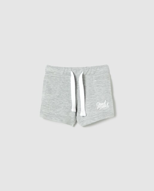 Bermuda Bebe Garcon En Molleton Gris Freestyle Mode El Corte Ingles