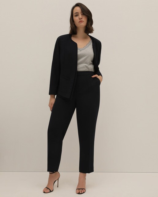 pantalon cigarette grande taille