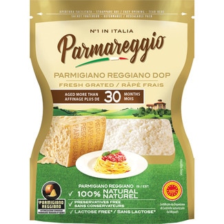 PARMAREGGIO Grated cheese PDO Parmigiano Reggiano Italy case 60 g