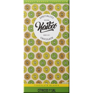 KAITXO chocolate blanco con leche cítricos y sal tableta 70 g