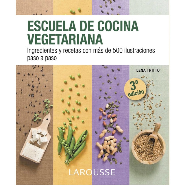 Escuela de cocina vegetariana (Tapa blanda con solapas)