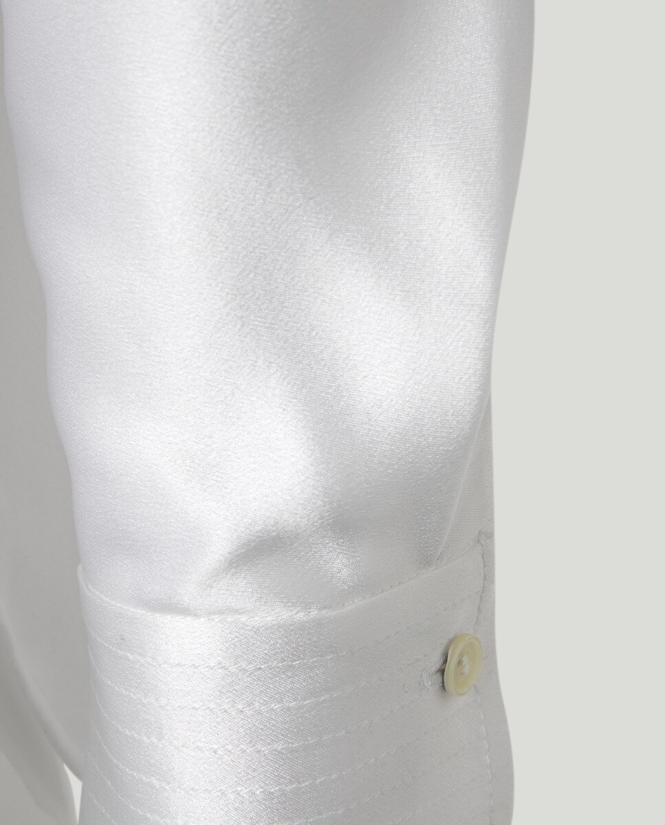 Blusa de Seda Branco-4