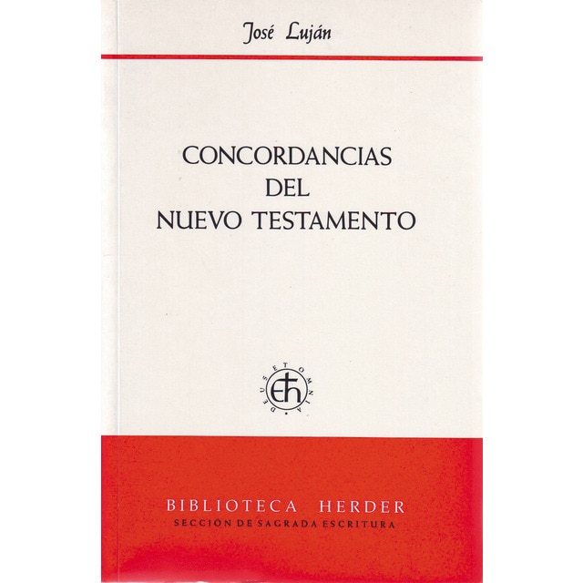 Concordancias del nuevo testamento (Tapa blanda)