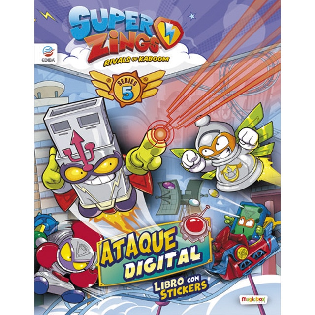 Libro de Stickers Superzings Series 5 - España (Tapa blanda)