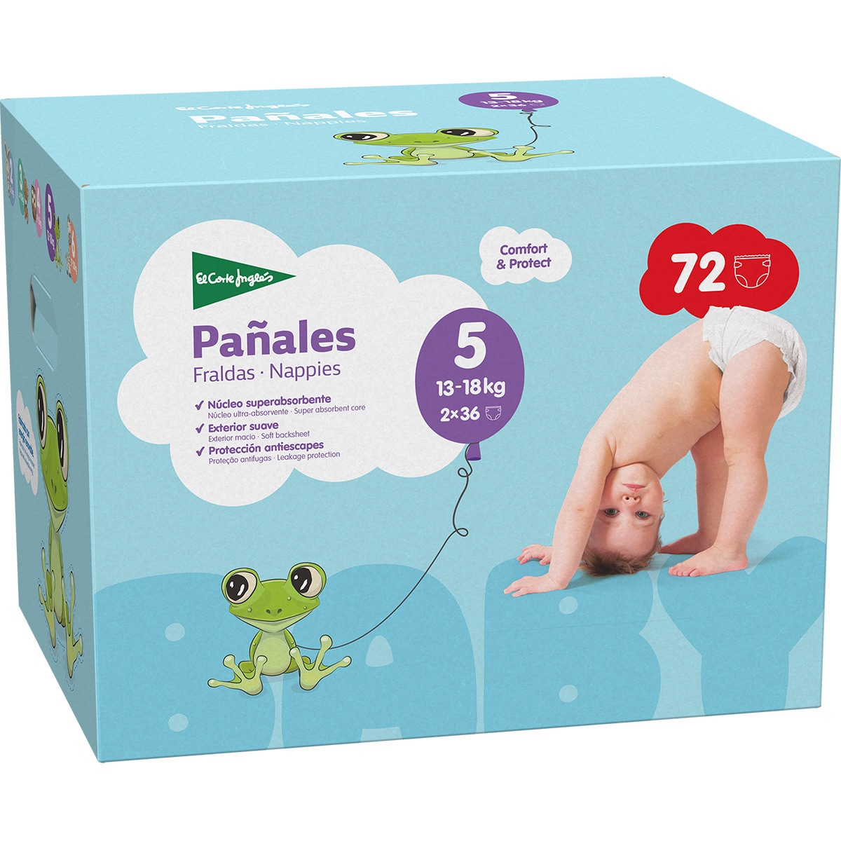 pañales hipercor talla 5