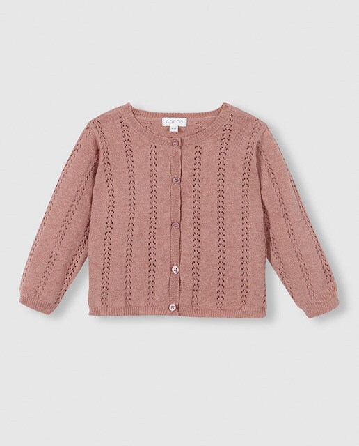 nude knit cardigan