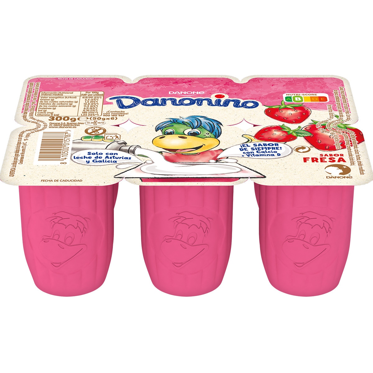 Comprar yogur petit sabor fresa sin gluten pack 6 unidades 50 g