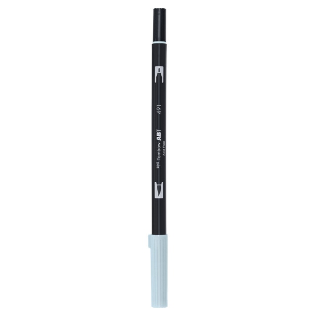Rotulador Dual Brush ABT Doble Punta Acuarelable Tombow Glacier Blue 491.