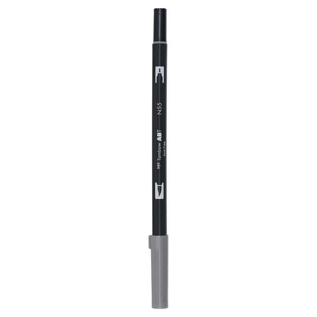 Rotulador Dual Brush ABT Doble Punta Acuarelable Tombow Cool Grey 7 N55.