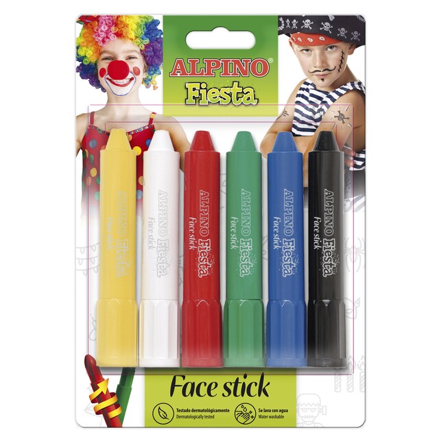 Maquillaje Fiesta Face Stick 6 unidades Alpino