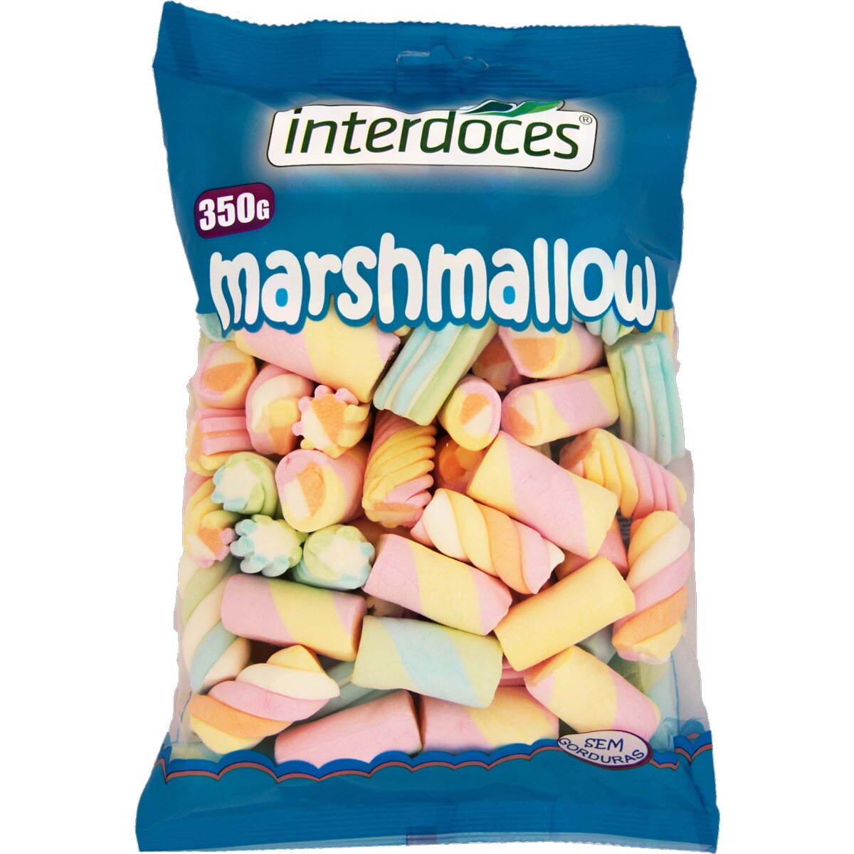 Gomas Marshmallows Sortido embalagem 350 g · Interdoces · Supermercado